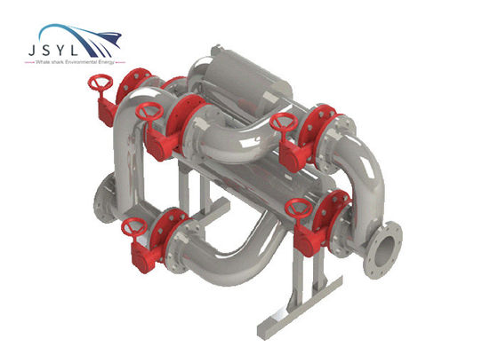 стрейнер Backwash фильтра дуплекса нержавеющей стали 1-500m3/H 304 ручной